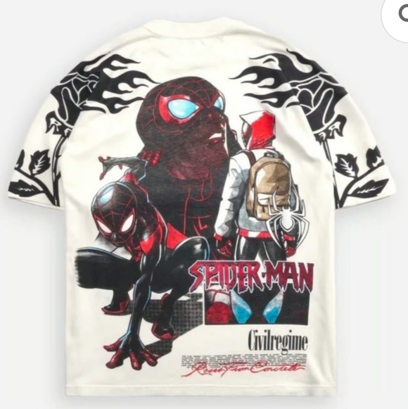 Marvel Other - Civil Regime x Miles Morales Swinging Through Chaos Classic Oversized Tee